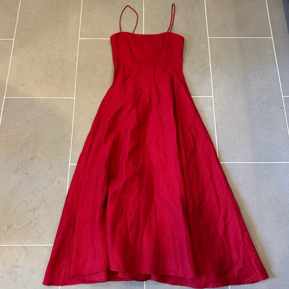 Reformation Monette Linen Dress